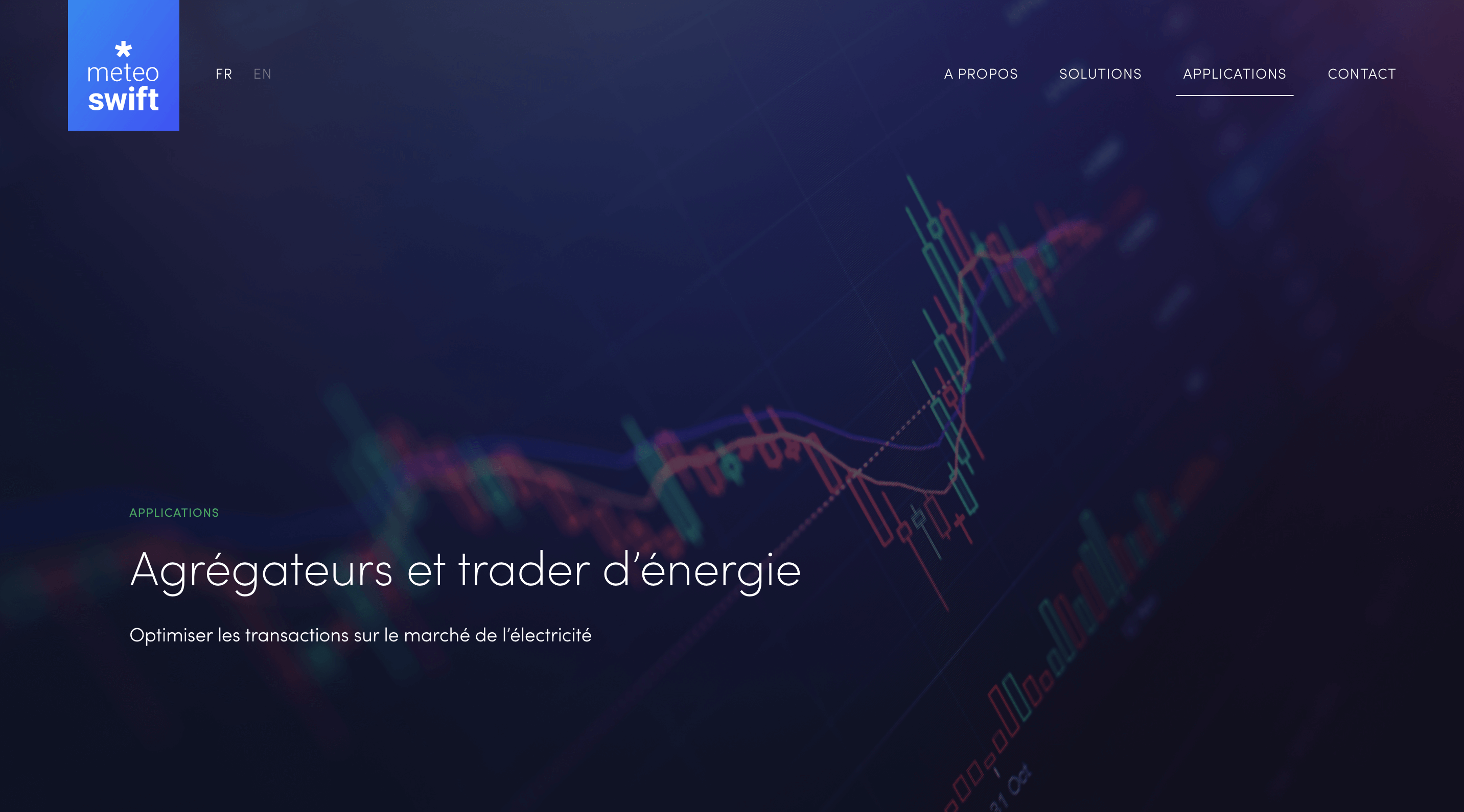 Page Agrégateurs et traders d’énergie Meteo*Swift