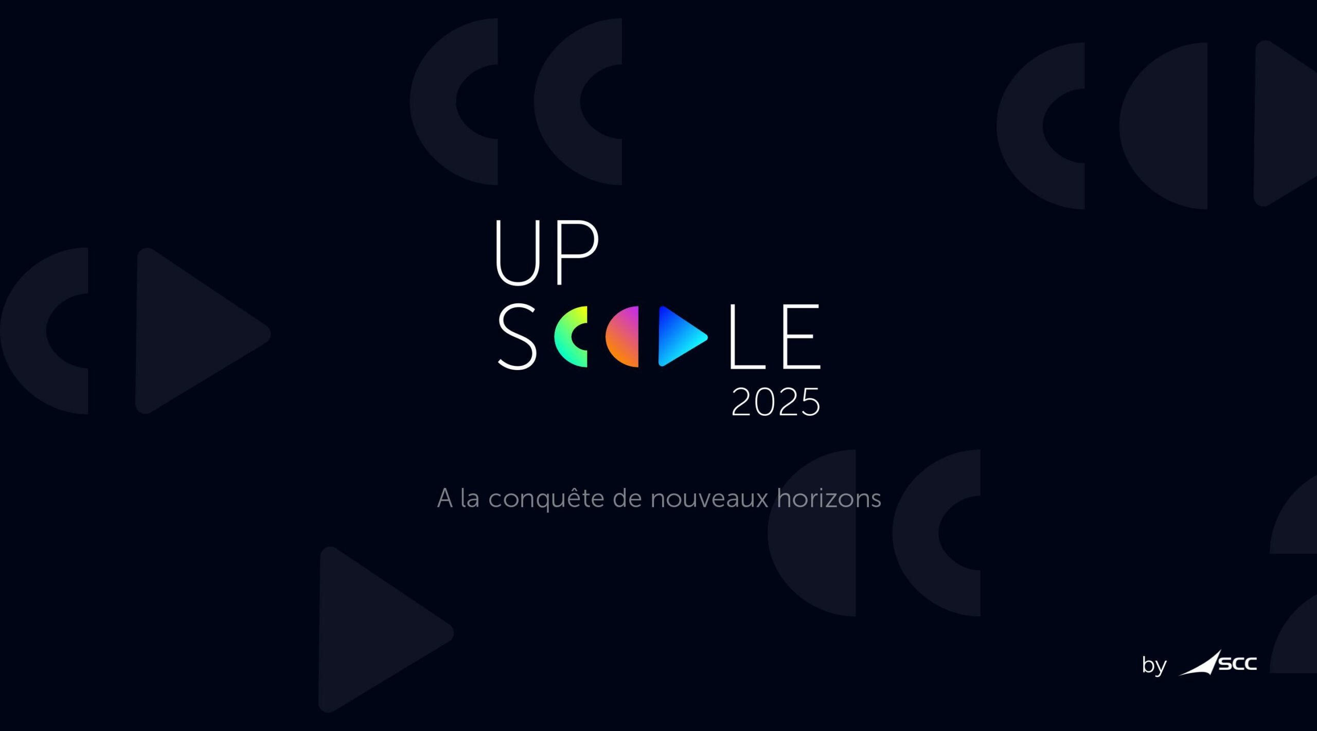 Logo et accroche Up Sccale 2025, SCC