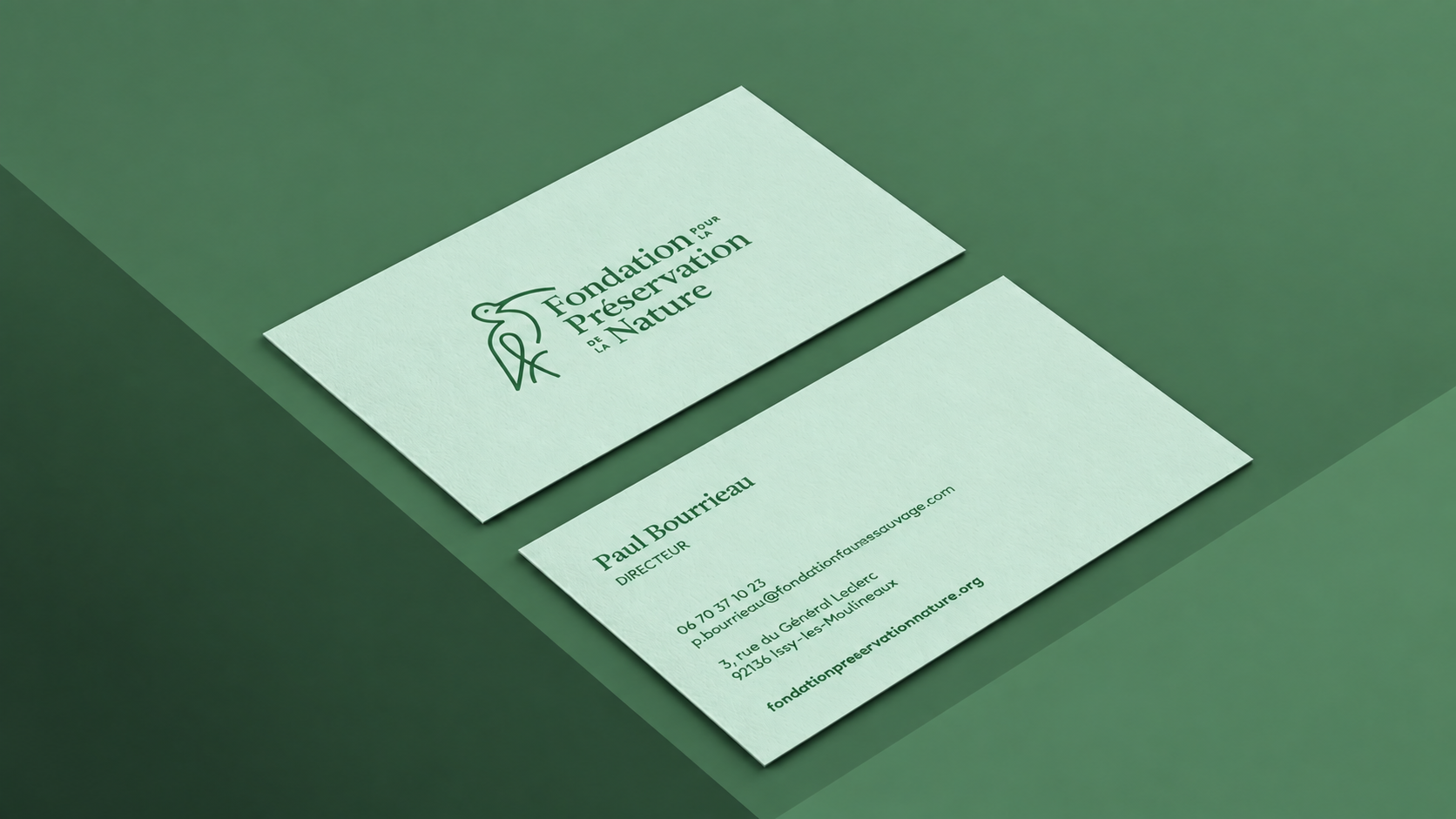 Carte de visite - Fondation nature